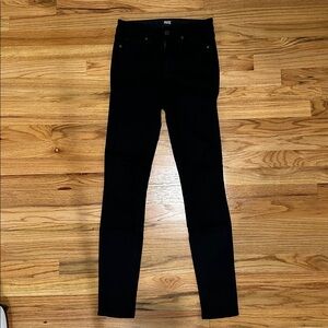 PAIGE Hoxton Ultra Skinny Black Pants